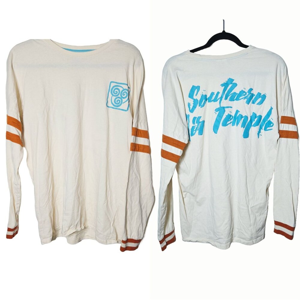 BoxLunch Nickelodeon Avatar Southern Air Temple Hype Jersey Long Sleeve XS